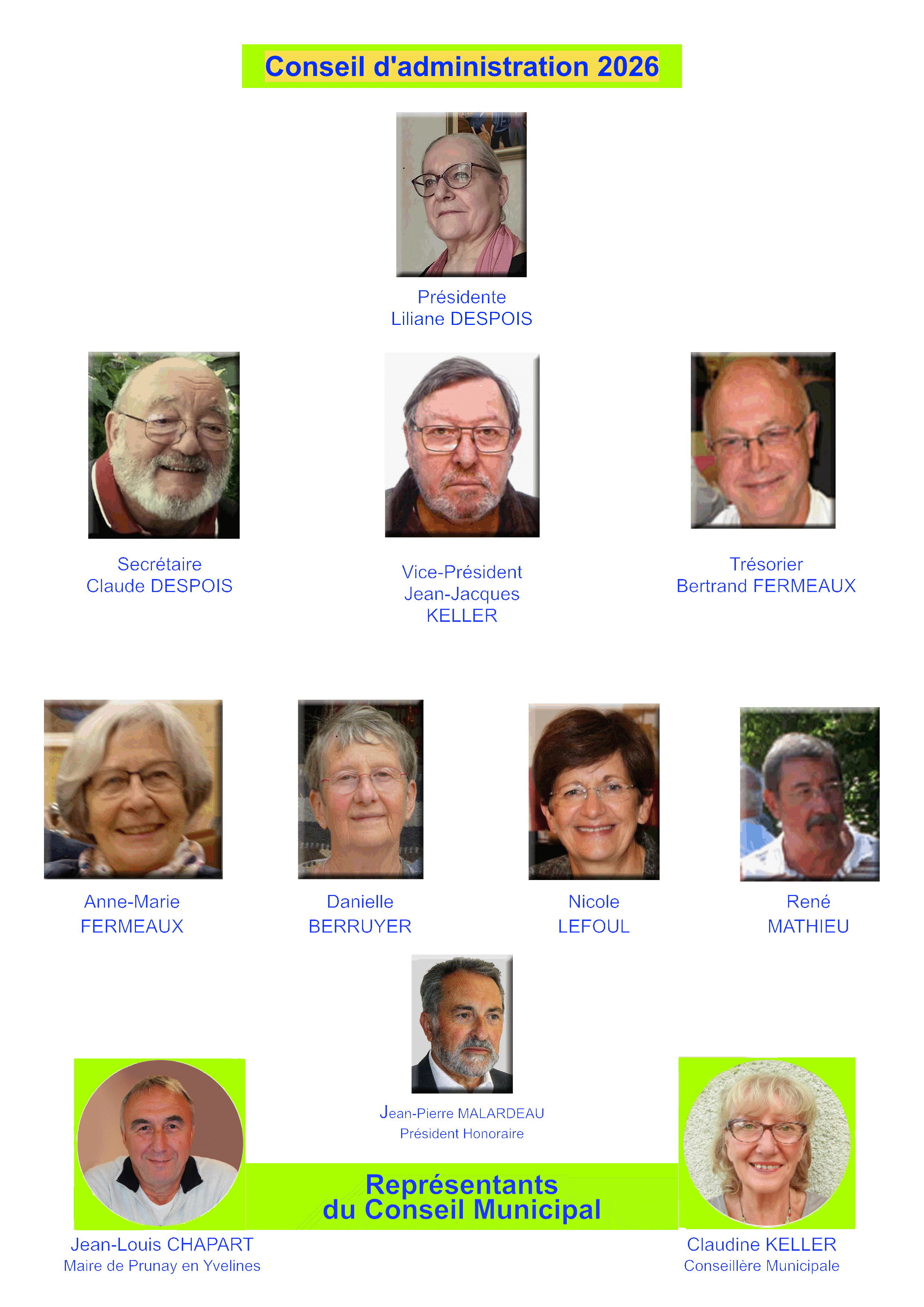 Organigramme 2026